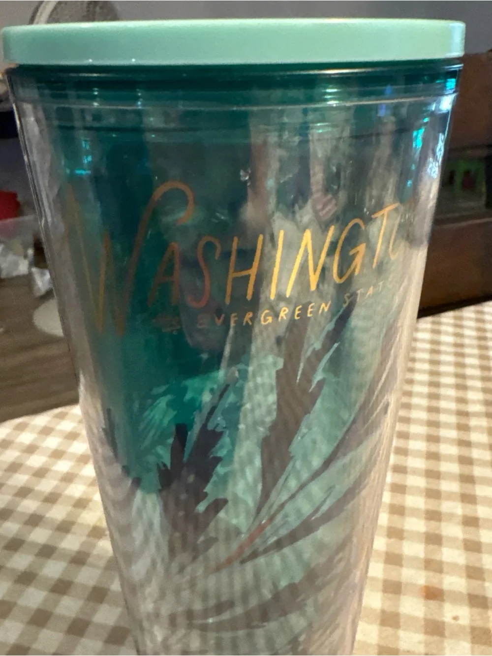 Starbucks tumbler ever green state Washington